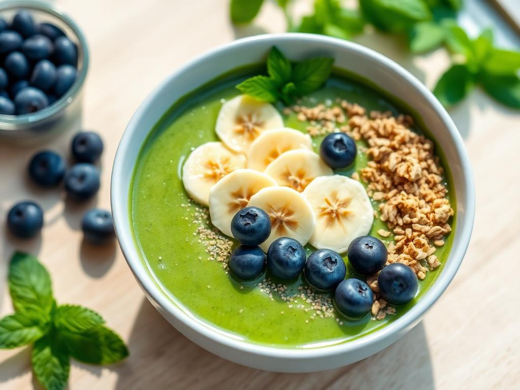 5 Green Smoothie Bowls For Morning Energy